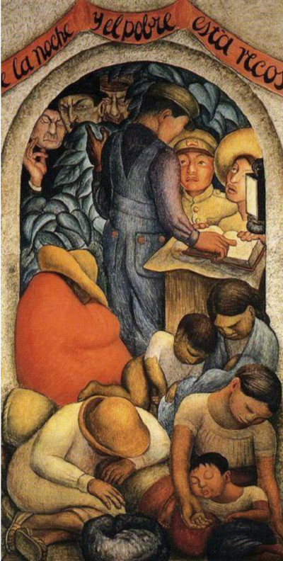 Night of the Poor Diego Rivera